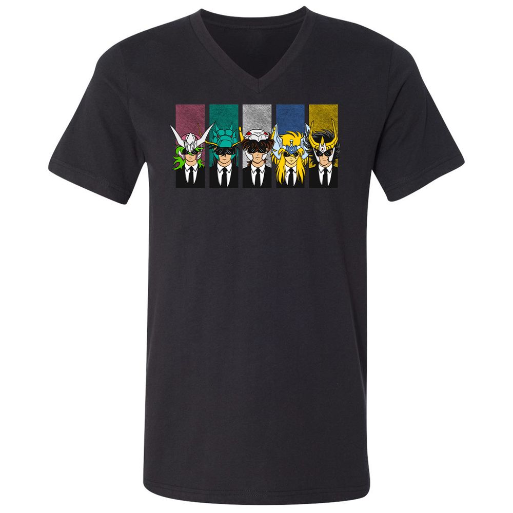 Unisex V-Neck T-Shirt - UG8762HX - Black - 1