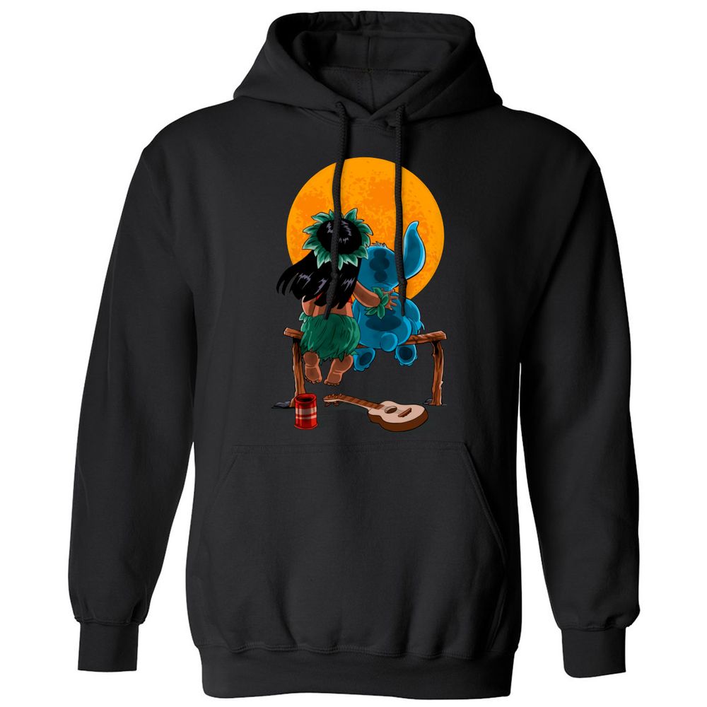 Classic Unisex Hoodie - PQE83S1W - Black - 1