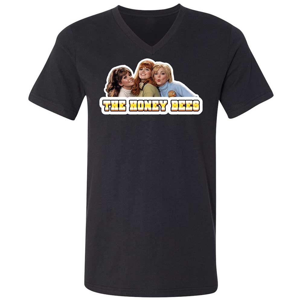 Unisex V-Neck T-Shirt - EU36JY3F - Black - 1