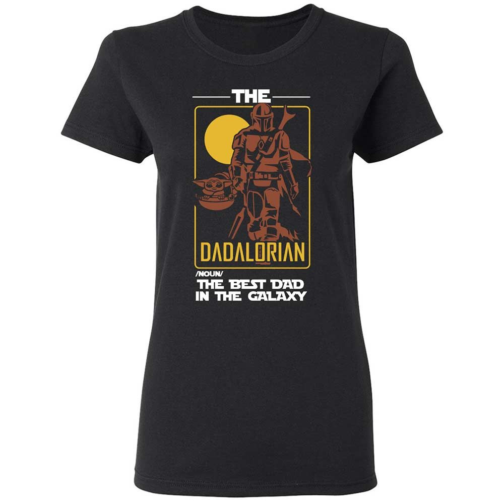 The Dadalorian The Best Dad In The Galaxy - Black - 1