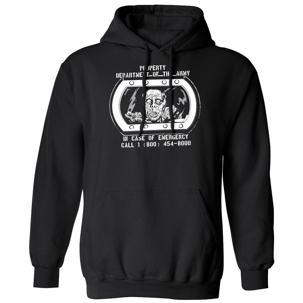 Classic Unisex Hoodie - RJ2JT4ZH - Black - 1