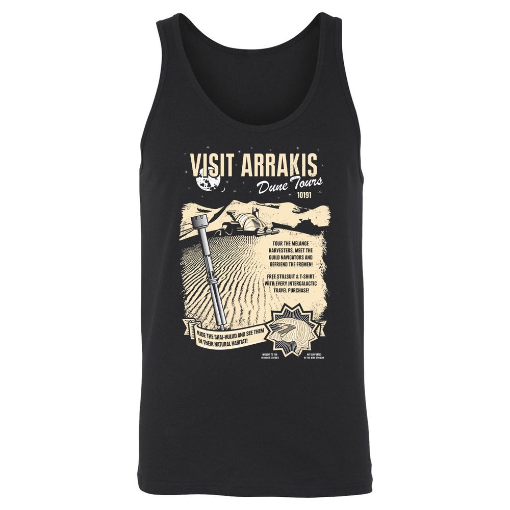 Unisex Jersey Tank - VWPNSK4X - Black - 1