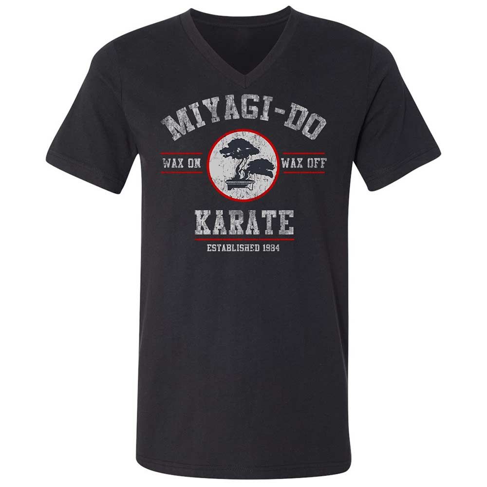 Unisex V-Neck T-Shirt - YSD1PHR9 - Black - 1