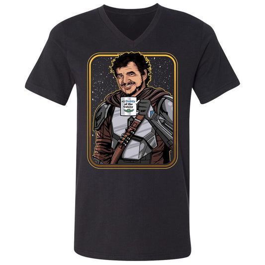 Unisex V-Neck T-Shirt - MGHKXFPU - Black - 1