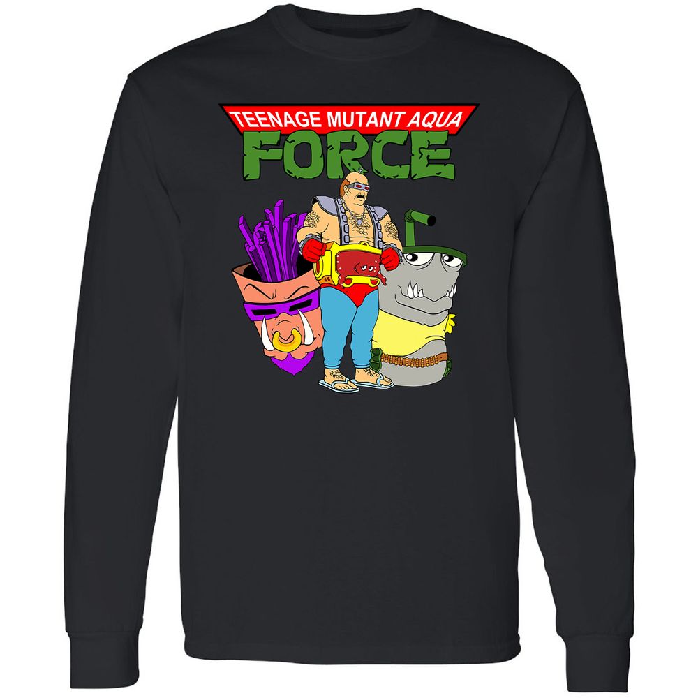 Long Sleeve T-Shirt - 8T3P1BK7 - Black - 1