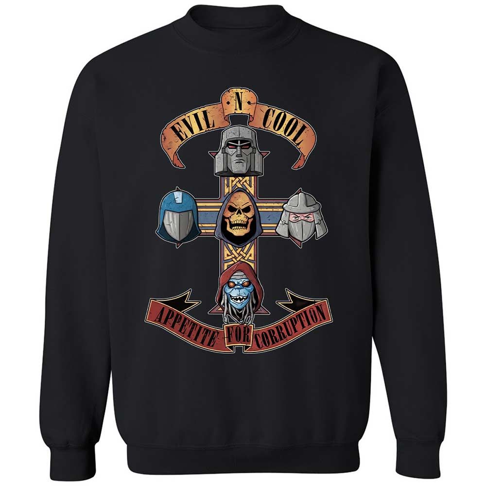 Classic Unisex Sweatshirt - KJ89NBGQ - Black - 1