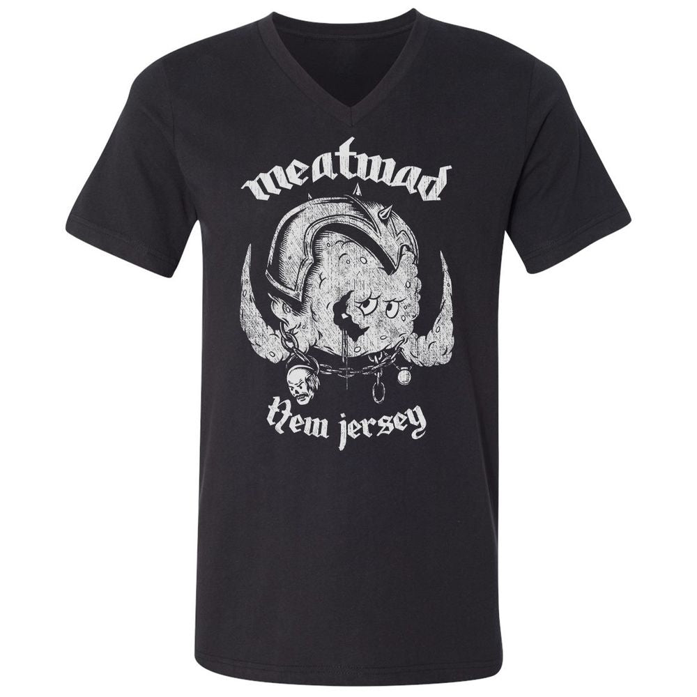 Unisex V-Neck T-Shirt - 8HRTE1TP - Black - 1