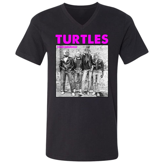 Unisex V-Neck T-Shirt - AZWV2G3V - Black - 1