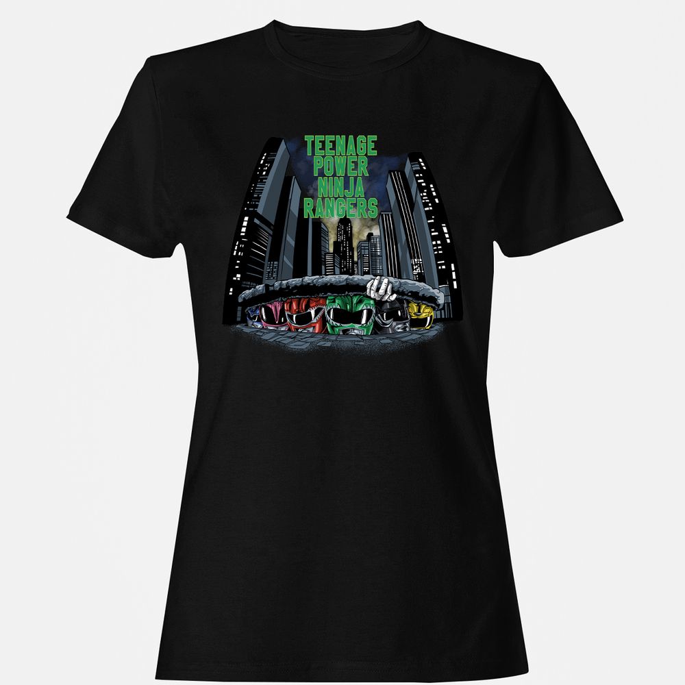 Women's T-Shirt - 3YFZJAGQ - Black - 1