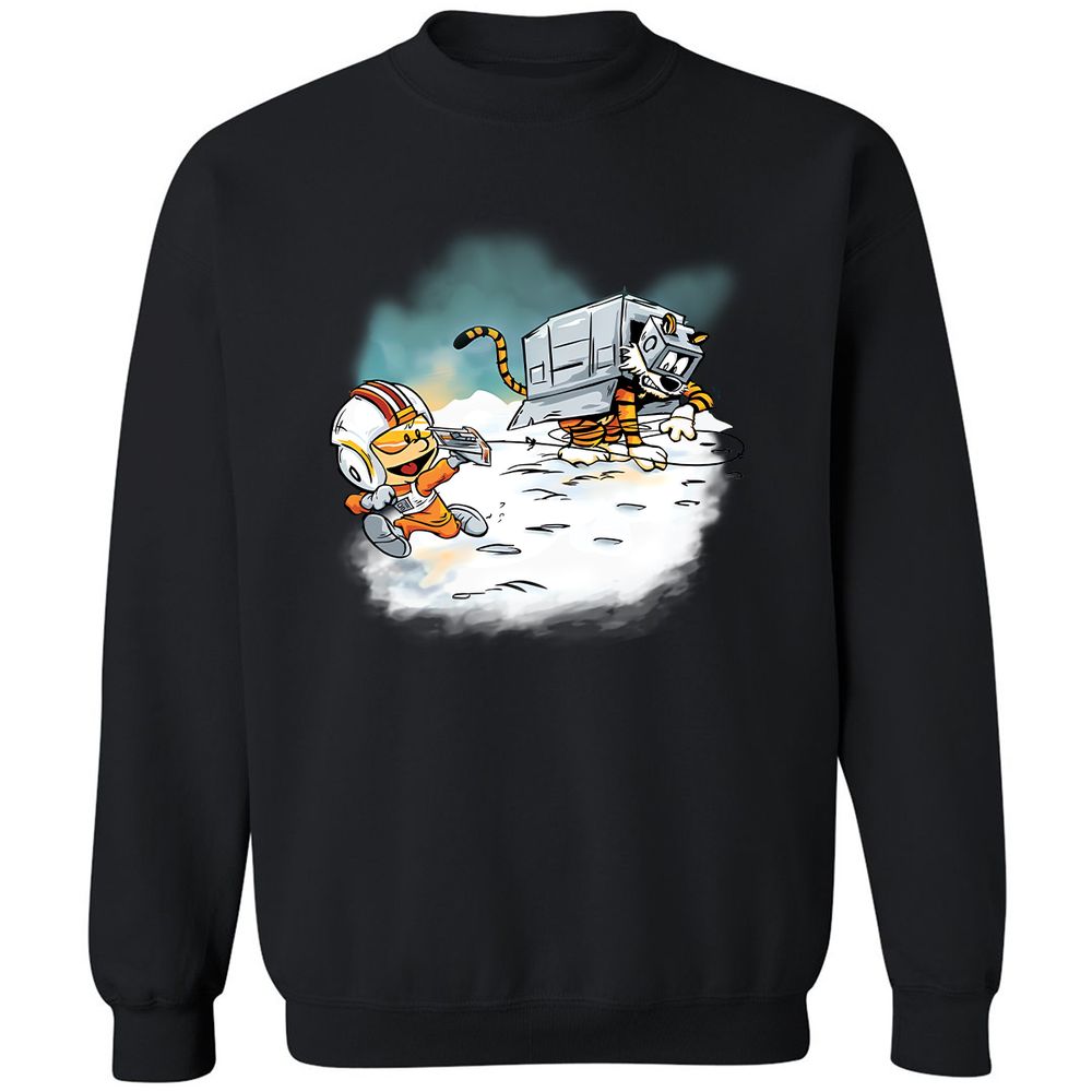 Classic Unisex Sweatshirt - B6JWFV44 - Black - 1