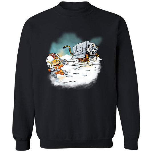 Classic Unisex Sweatshirt - B6JWFV44 - Black - 1