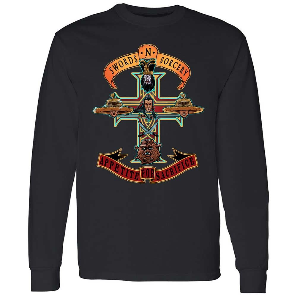 Long Sleeve T-Shirt - HTFCZABX - Black - 1