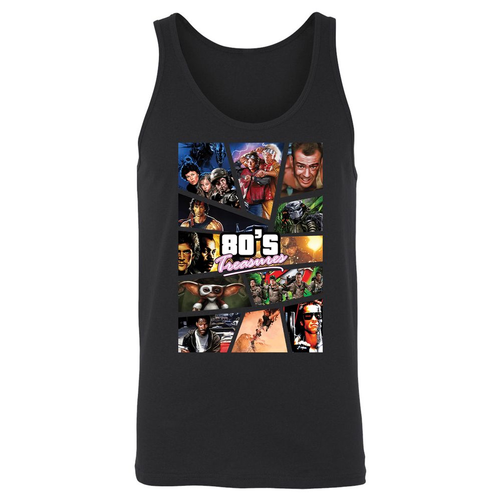 Unisex Jersey Tank - LRTKTUKR - Black - 1