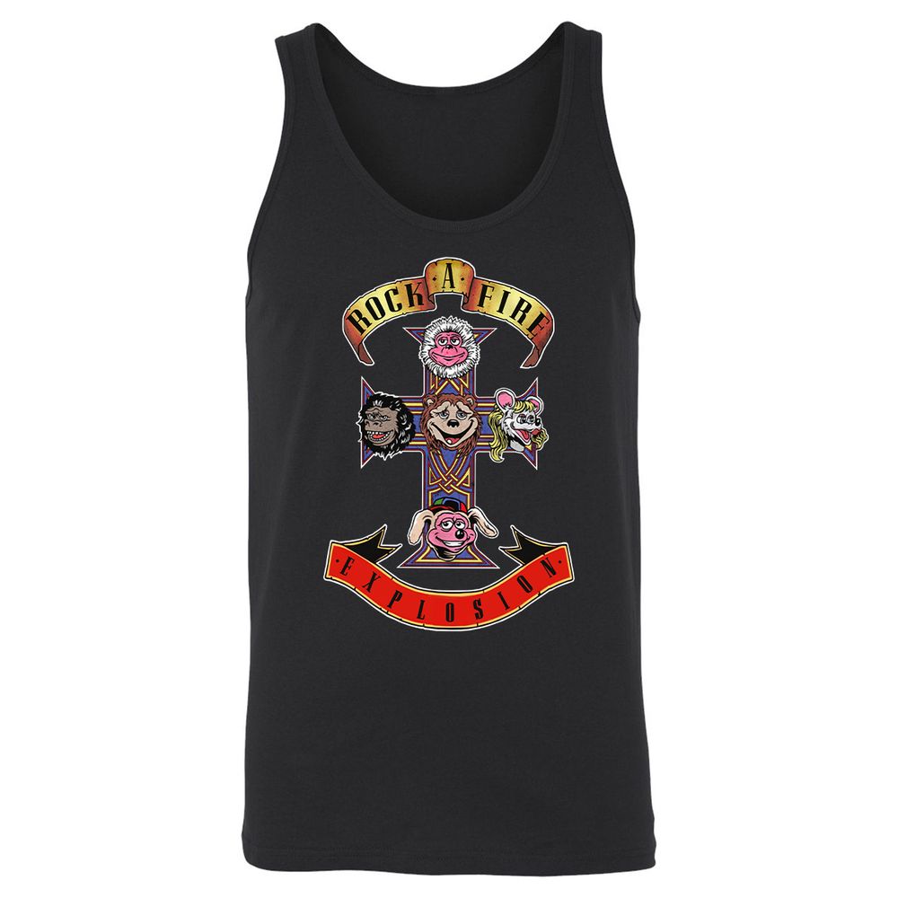 Unisex Jersey Tank - LN9A5ZFF - Black - 1