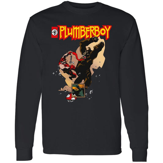 Long Sleeve T-Shirt - N5EYB9Z1 - Black - 1