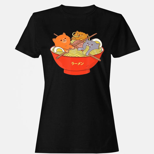 Women's T-Shirt - XKJKDN67 - Black - 1