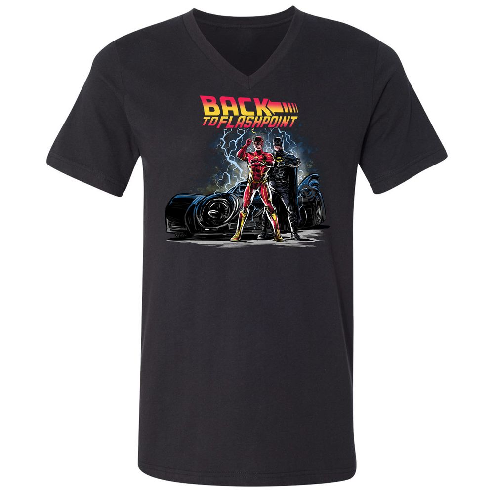 Unisex V-Neck T-Shirt - DBDGQ39V - Black - 1