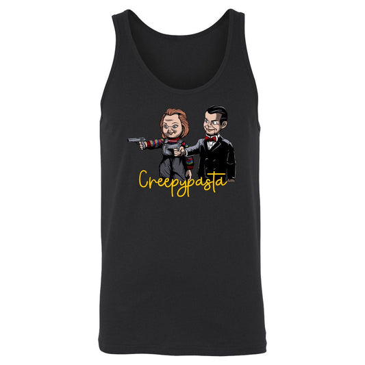 Unisex Jersey Tank - HTQCD5CE - Black - 1