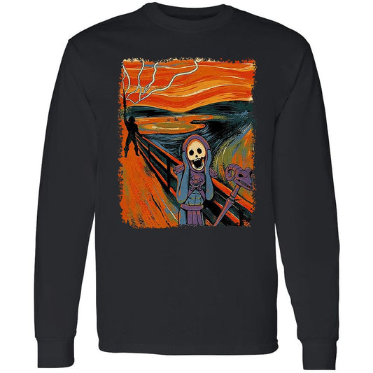 Long Sleeve T-Shirt - QTWS9E9F - Black - 1