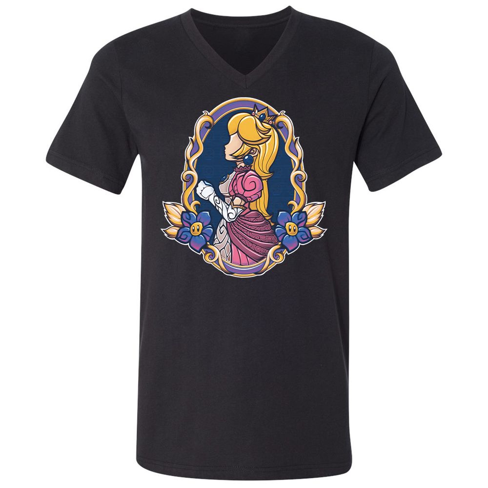 Unisex V-Neck T-Shirt - 82VMLP3Y - Black - 1