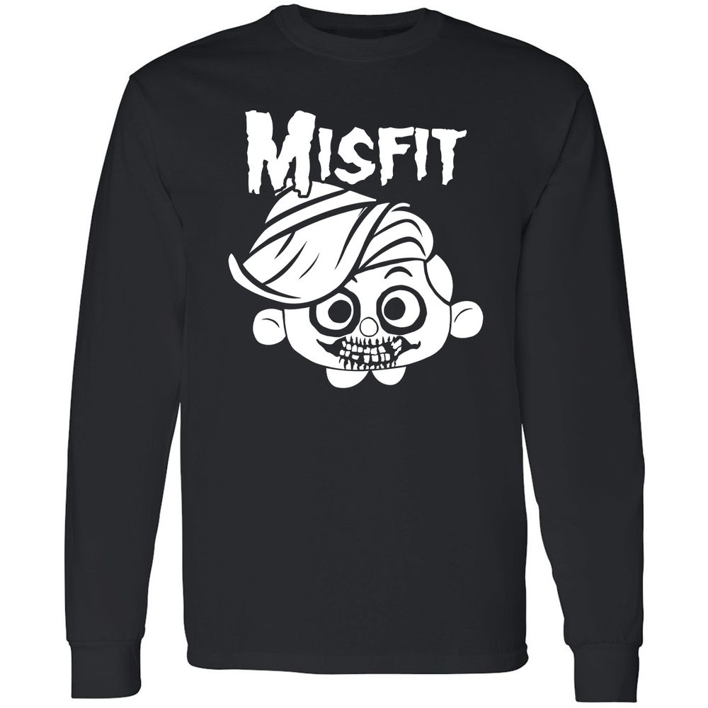 Long Sleeve T-Shirt - CKY2H4NH - Black - 1