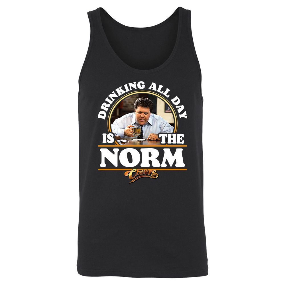 Unisex Jersey Tank - 4CNMP68A - Black - 1