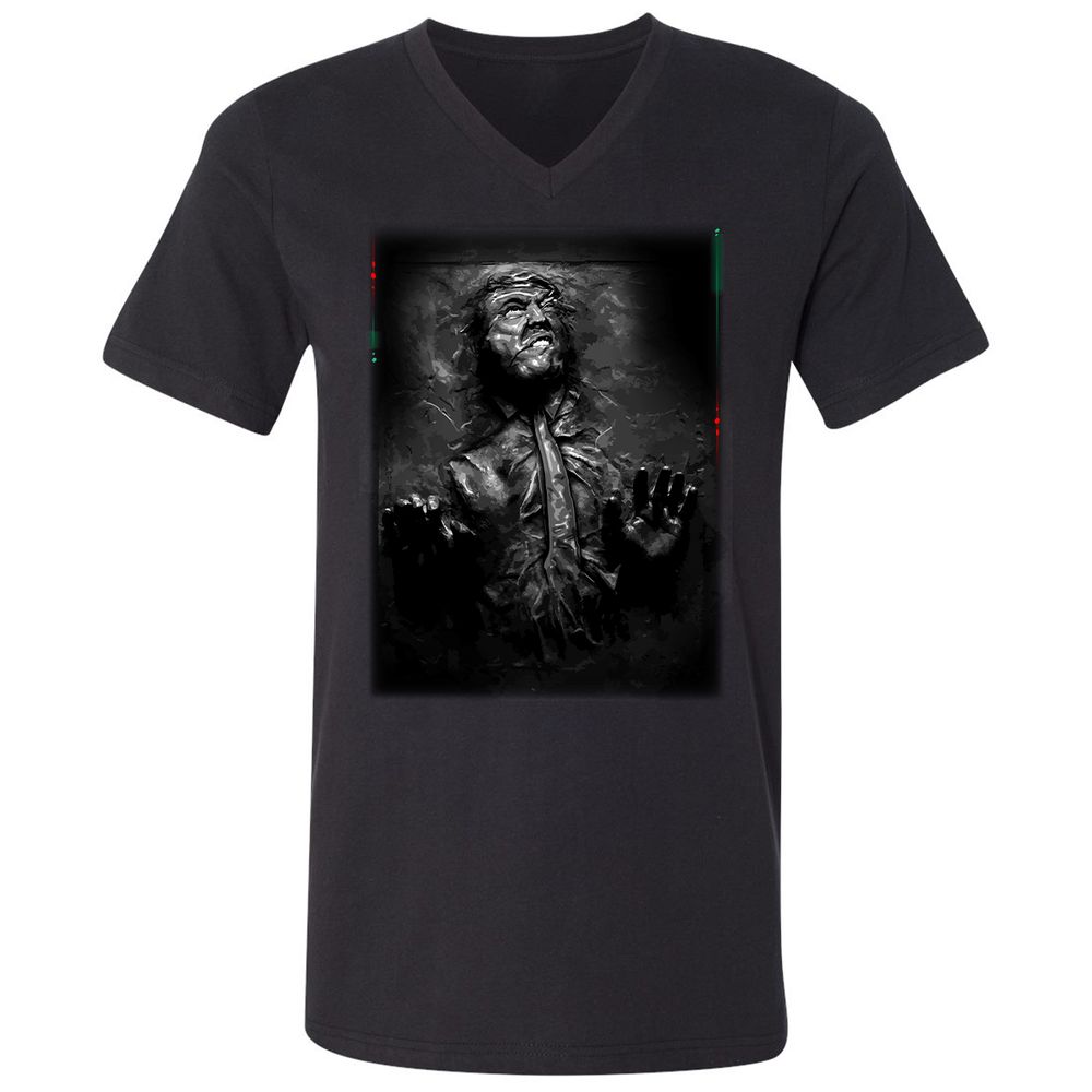 Unisex V-Neck T-Shirt - 2WBVV9WD - Black - 1