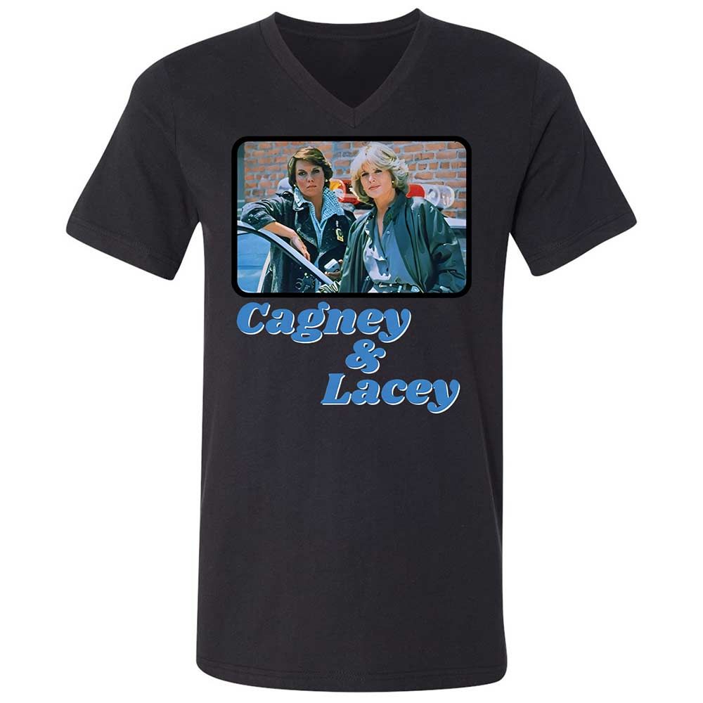 Unisex V-Neck T-Shirt - ESRNHEV8 - Black - 1