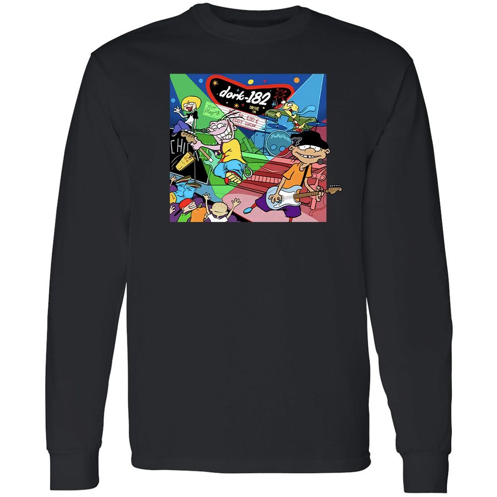 Long Sleeve T-Shirt - TQ876P47 - Black - 1