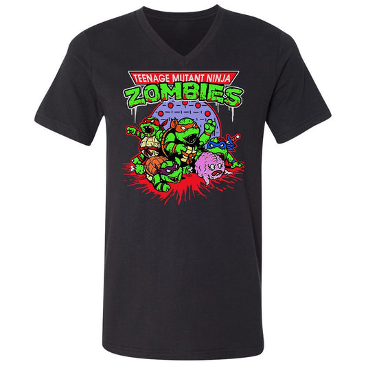 Unisex V-Neck T-Shirt - SS9VJFWK - Black - 1