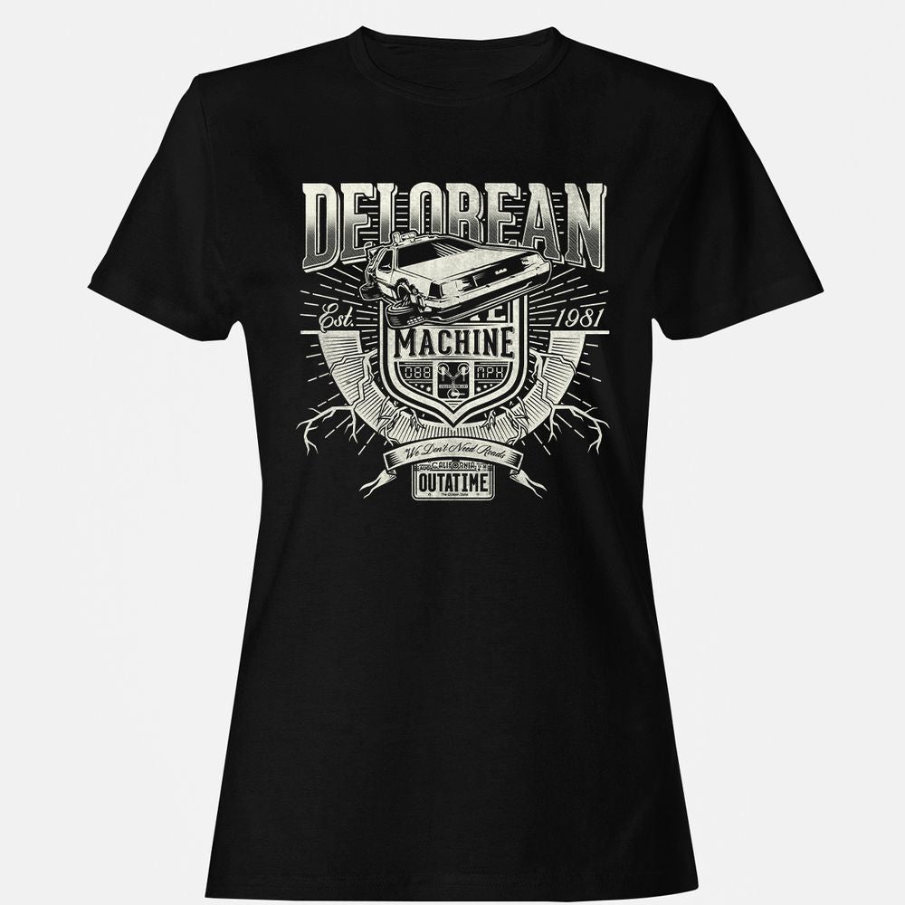 Women's T-Shirt - YLFXDZPF - Black - 1