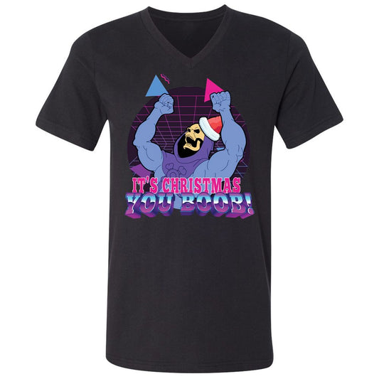 Unisex V-Neck T-Shirt - EV5FHZGD - Black - 1