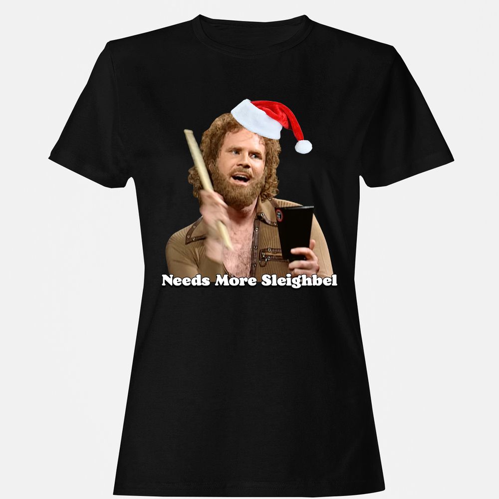 Needs More Sleighbel - Black - 1