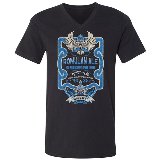 Unisex V-Neck T-Shirt - 3DCUEBJJ - Black - 1