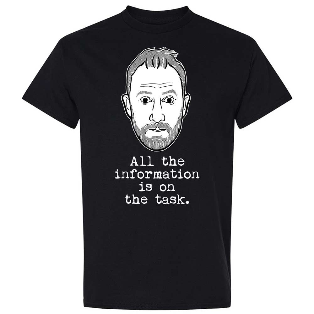 All the information is on the task - Black - 1