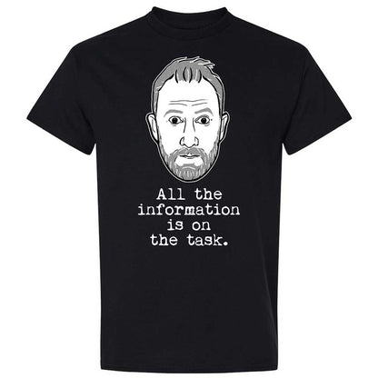 All the information is on the task - Black - 1