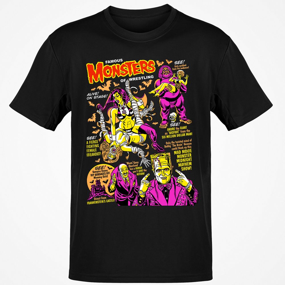 Classic Unisex T-Shirt - XZX8C9HK - Black - 1