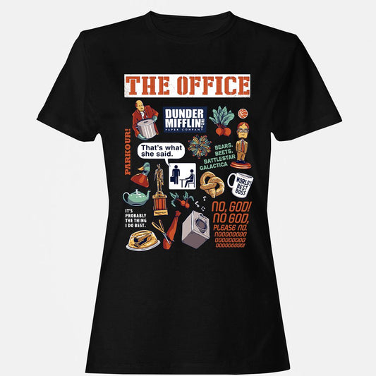 Women's T-Shirt - XH8XTTL8 - Black - 1