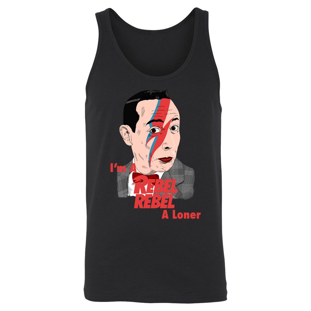 Unisex Jersey Tank - H7H4UV7B - Black - 1