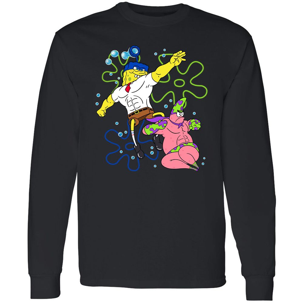 Long Sleeve T-Shirt - FC7BVJ1Q - Black - 1