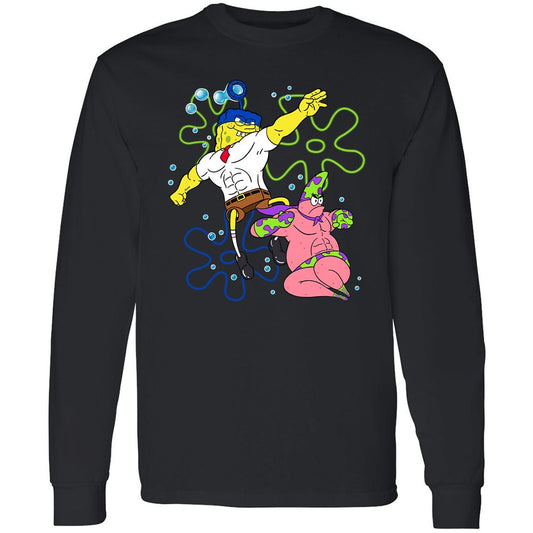 Long Sleeve T-Shirt - FC7BVJ1Q - Black - 1