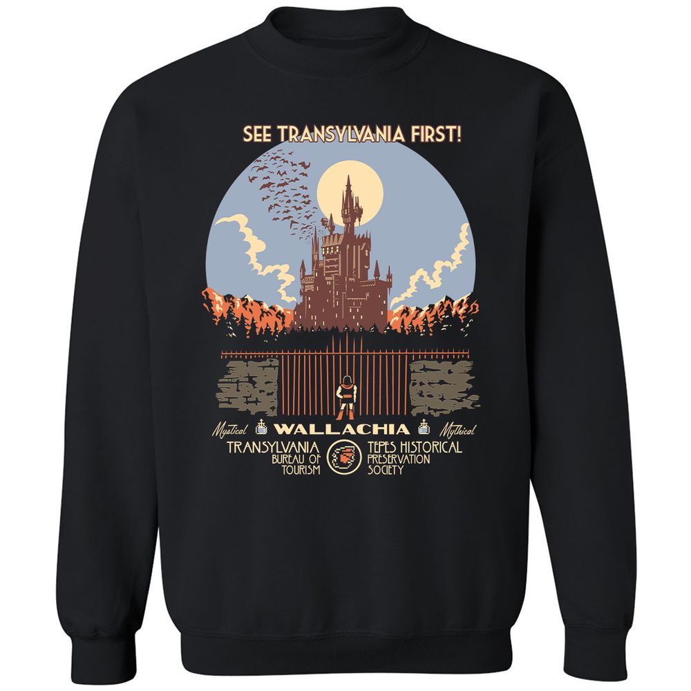 Classic Unisex Sweatshirt - T9B4YLAE - Black - 1