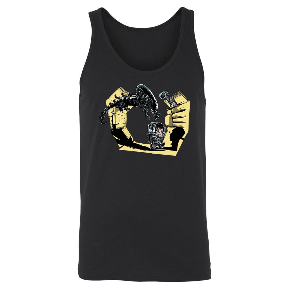 Unisex Jersey Tank - QDNRKEZ6 - Black - 1