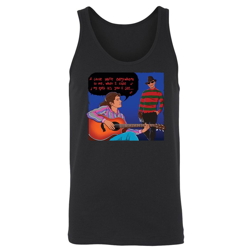 Unisex Jersey Tank - F6S38P9X - Black - 1