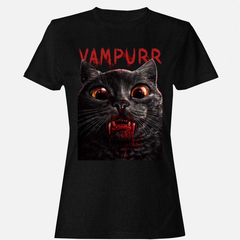 Women's T-Shirt - ADDNSL87 - Black - 1