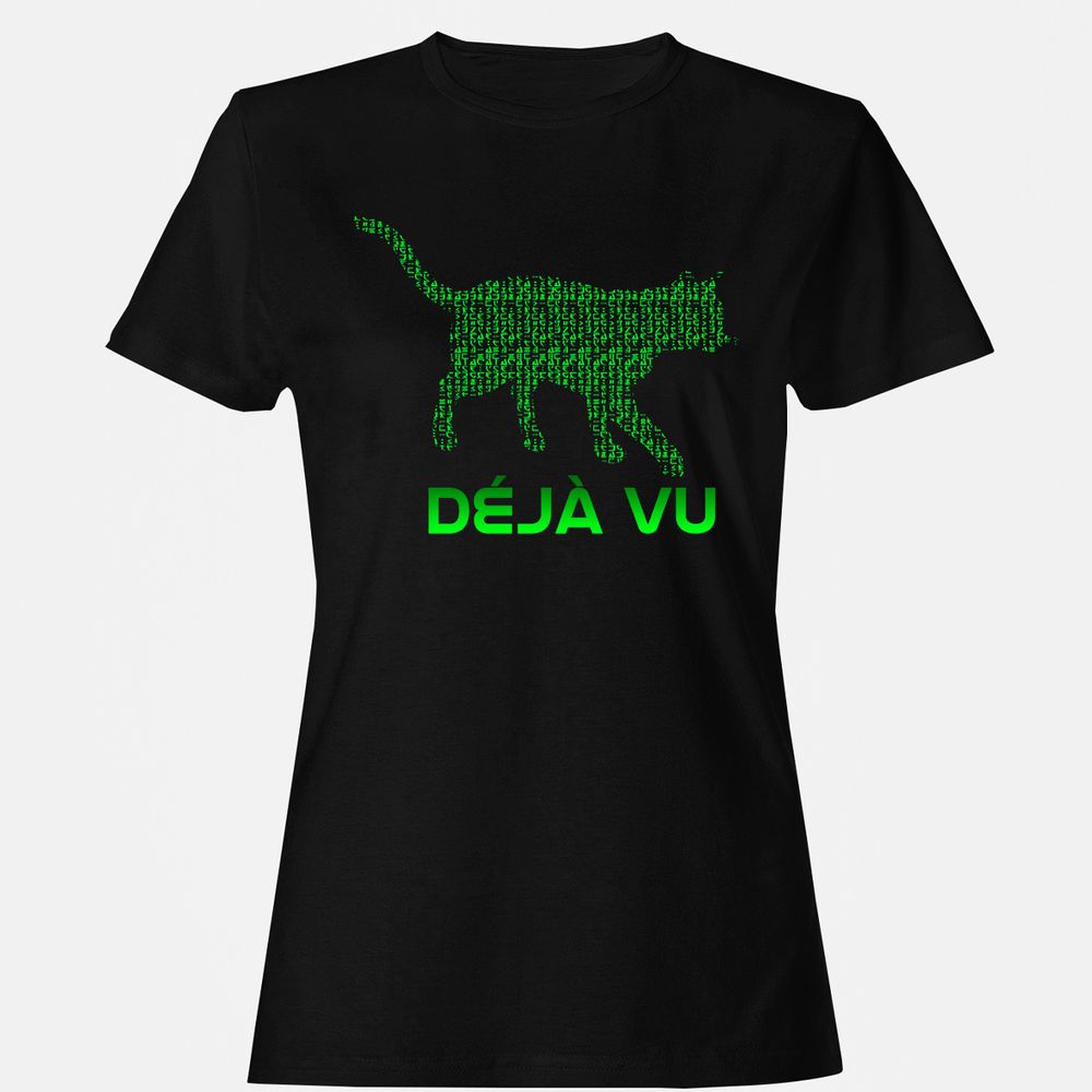 Women's T-Shirt - HPT5DBSU - Black - 1