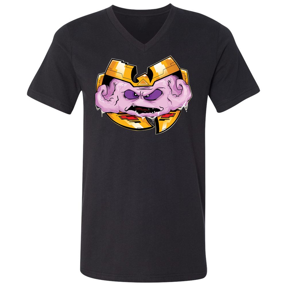 Unisex V-Neck T-Shirt - JXWFNFY1 - Black - 1