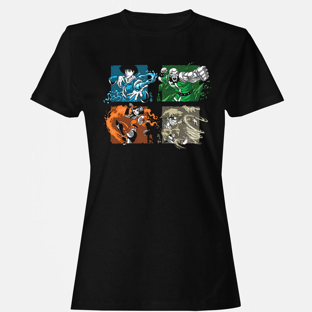 Women's T-Shirt - ZCFBQXRC - Black - 1