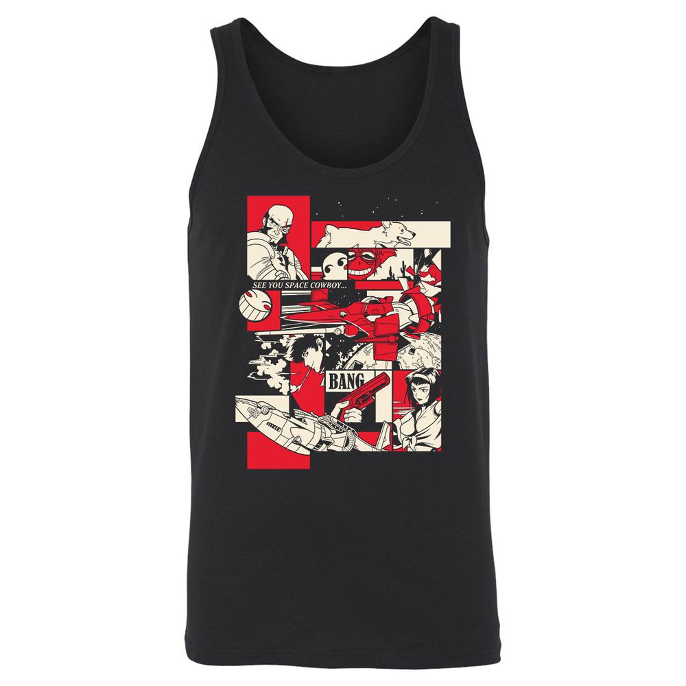 Unisex Jersey Tank - GHNL6L9G - Black - 1