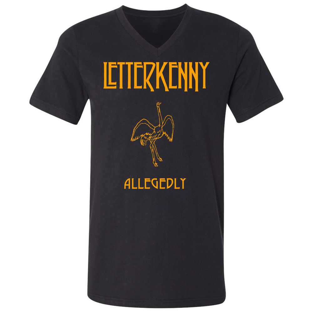 Unisex V-Neck T-Shirt - 6164ZZED - Black - 1